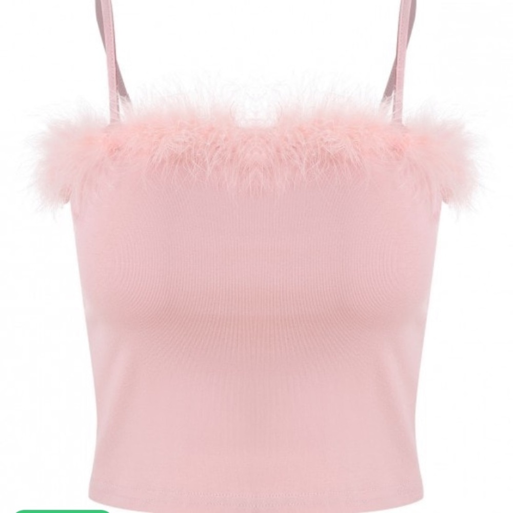 pink zaful crop top NEVER WORN
